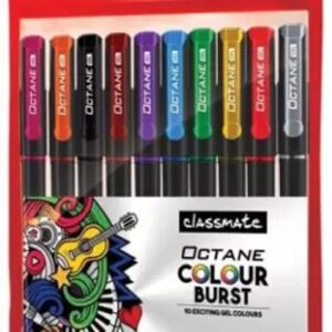 Classmate Octane Burst Multi Colour(Pack of 10)