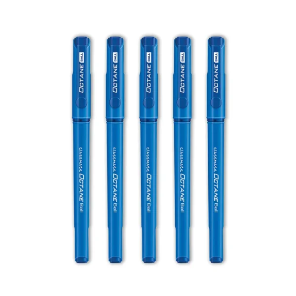 Classmate Octane Ball Pen- Blue (Pack of 5)